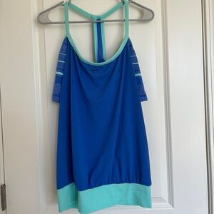 Nike Layered Tankini Swim Top